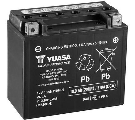 YUASA YTX20HL-BS Startera akumulators