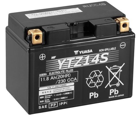 Стартерная батарея YUASA YTZ14S