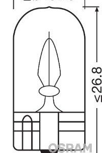ams-OSRAM 2841 Lemputė, salono apšvietimas