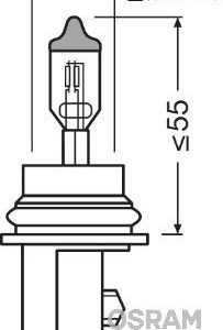 ams-OSRAM 9007 Lemputė, prožektorius