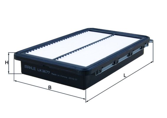 KNECHT LX 3677 Воздушный фильтр