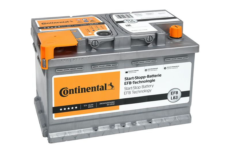 CONTINENTAL 2800012004280 Стартерная батарея