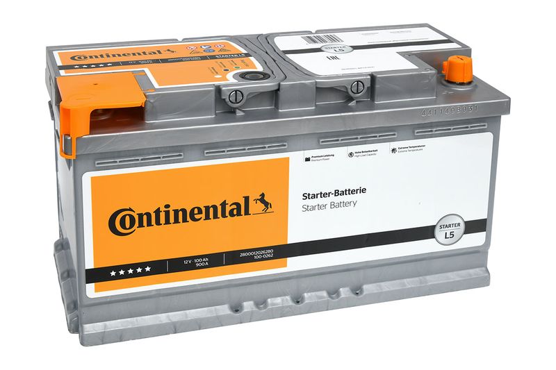 CONTINENTAL 2800012026280 Стартерная батарея