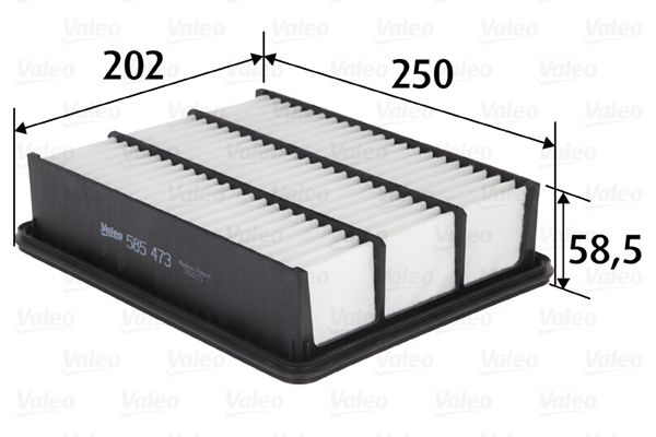 VALEO 585473 Õhufilter