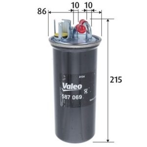 VALEO 587069 Kuro filtras