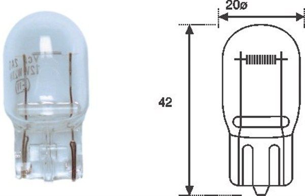 MAGNETI MARELLI 002052200000 Tagumine lambipirn