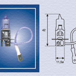 MAGNETI MARELLI 002554100000 Bulb, fog light