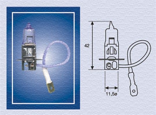 MAGNETI MARELLI 002554100000 Лампа, противотуманная фара