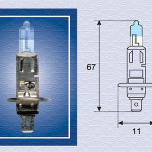 MAGNETI MARELLI 002587100000 Lemputė, prožektorius