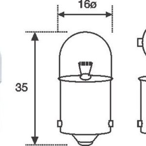 MAGNETI MARELLI 004008100000 Tagumine lambipirn