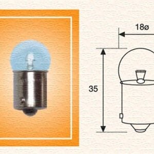 MAGNETI MARELLI 004009100000 Bulb, licence plate light