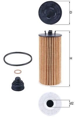 KNECHT OX 815/1D õlifilter