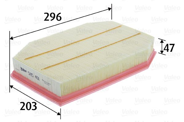 VALEO 585491 Воздушный фильтр