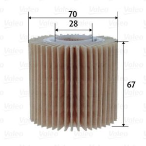 VALEO 586606 Alyvos filtras