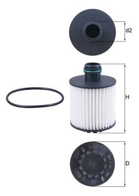 KNECHT OX 1171D Масляный фильтр