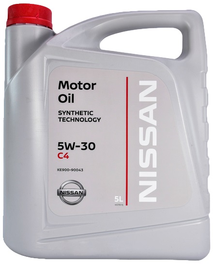 Моторное масло Nissan 5W30 NISSAN SYNTHETIC C4 5L