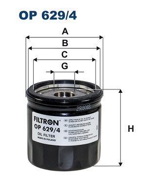 FILTRON OP 629/4 Масляный фильтр