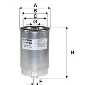FILTRON PP 979/8 Fuel filter