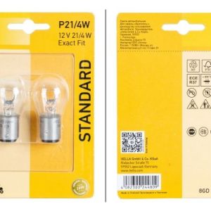 HELLA 8GD 004 772-123 Bulb, brake/rear light