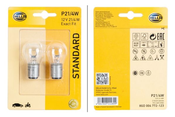 HELLA 8GD 004 772-123 Pirn, piduri-/tagatuled