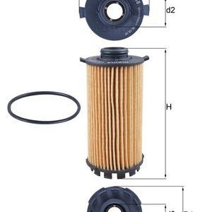 KNECHT OX 1218D Alyvos filtras