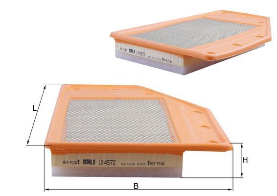 KNECHT LX 4572 Воздушный фильтр