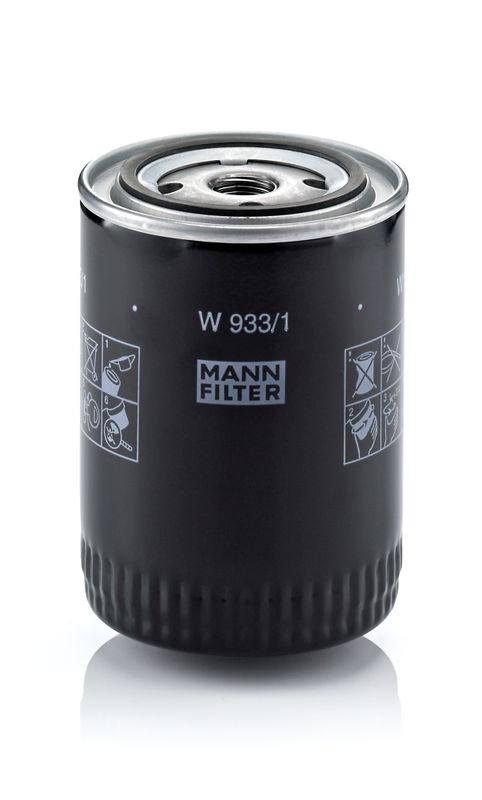 MANN-FILTER W 933/1 Alyvos filtras