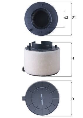 KNECHT LX 4249 Воздушный фильтр