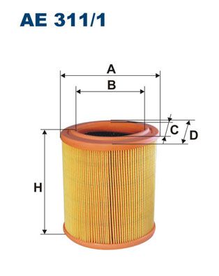 FILTRON AE 311/1 Воздушный фильтр
