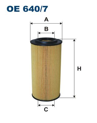 FILTRON OE 640/7 Oil filter