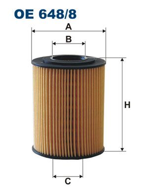 FILTRON OE 648/8 Oil filter