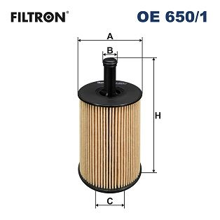 FILTRON OE 650/1 eļļas filtrs