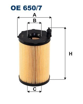 FILTRON OE 650/7 Oil filter