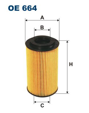 FILTRON OE 664 Oil filter