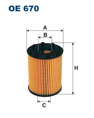 Масляный фильтр FILTRON OE 670