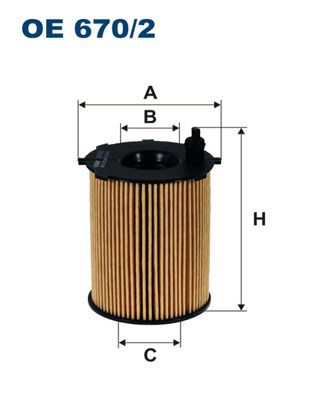 FILTRON OE 670/2 Oil filter