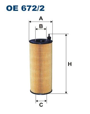 FILTRON OE 672/2 Oil filter
