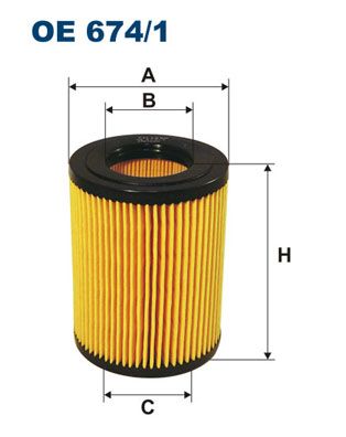 FILTRON OE 674/1 Oil filter