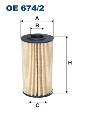 FILTRON OE 674/2 Oil filter