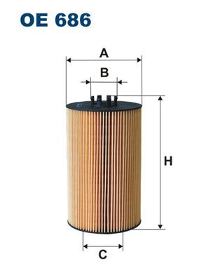 FILTRON OE 686 Масляный фильтр