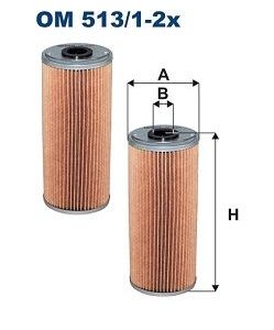 FILTRON OM 513/1-2X Oil filter