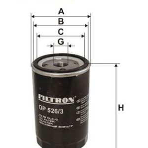 FILTRON OP 526/3 Alyvos filtras