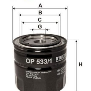 FILTRON OP 533/1 Oil filter