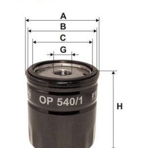 FILTRON OP 540/1 Eļļas filtrs