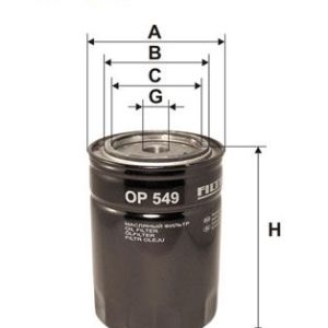 FILTRON OP 549 Oil filter