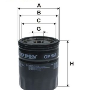 FILTRON OP 556 Eļļas filtrs