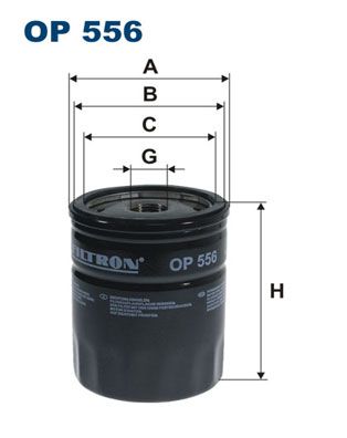 FILTRON OP 556 Масляный фильтр