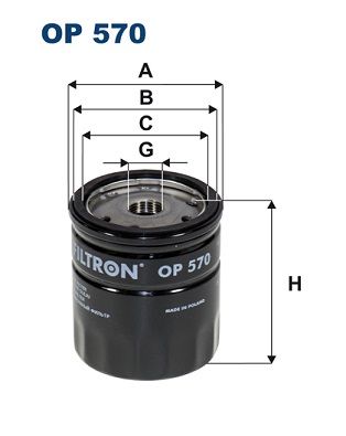 FILTRON OP 570 õlifilter
