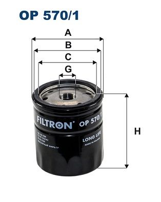 FILTRON OP 570/1 Масляный фильтр