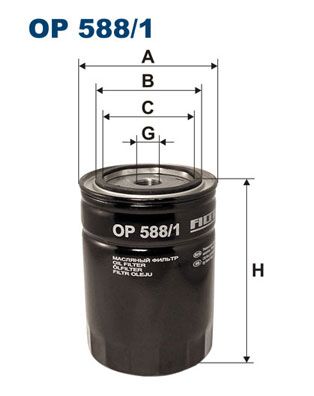 FILTRON OP 588/1 Масляный фильтр